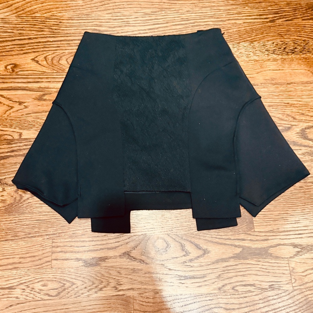 Black ICB by Prabal Gurung Skirt with Lace Detail
